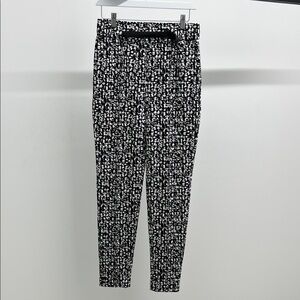 Marc Cain Black and White Skinny Pants